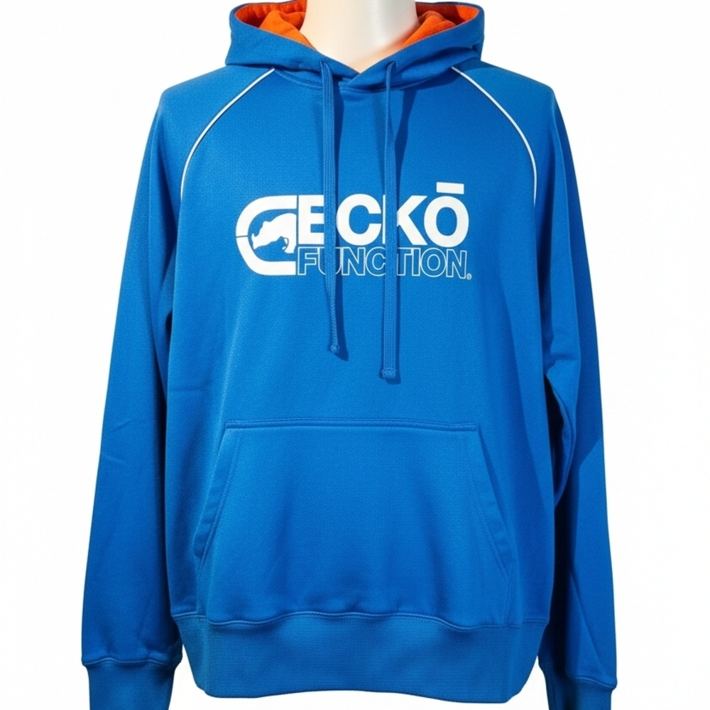 Ecko Unlimited Blue and Orange Men's Hoodie